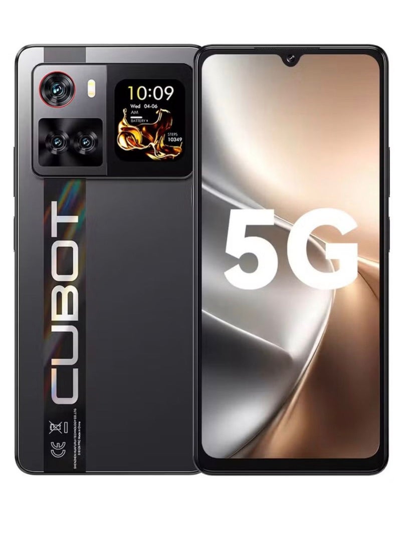 Cubot Smartphone 5G X100, Android 15, 6.88-inch Screen, 8GB RAM, 256GB ROM, 64MP+16MP Camera, 5100mAh Battery Black - Image 1